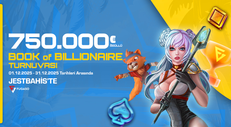 750.000€ ÖDÜLLÜ BOOK OF BILLIONAIRE TURNUVASI